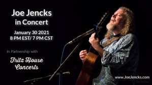 Joe Jencks Concert LiveStream  7 nbspPM CT