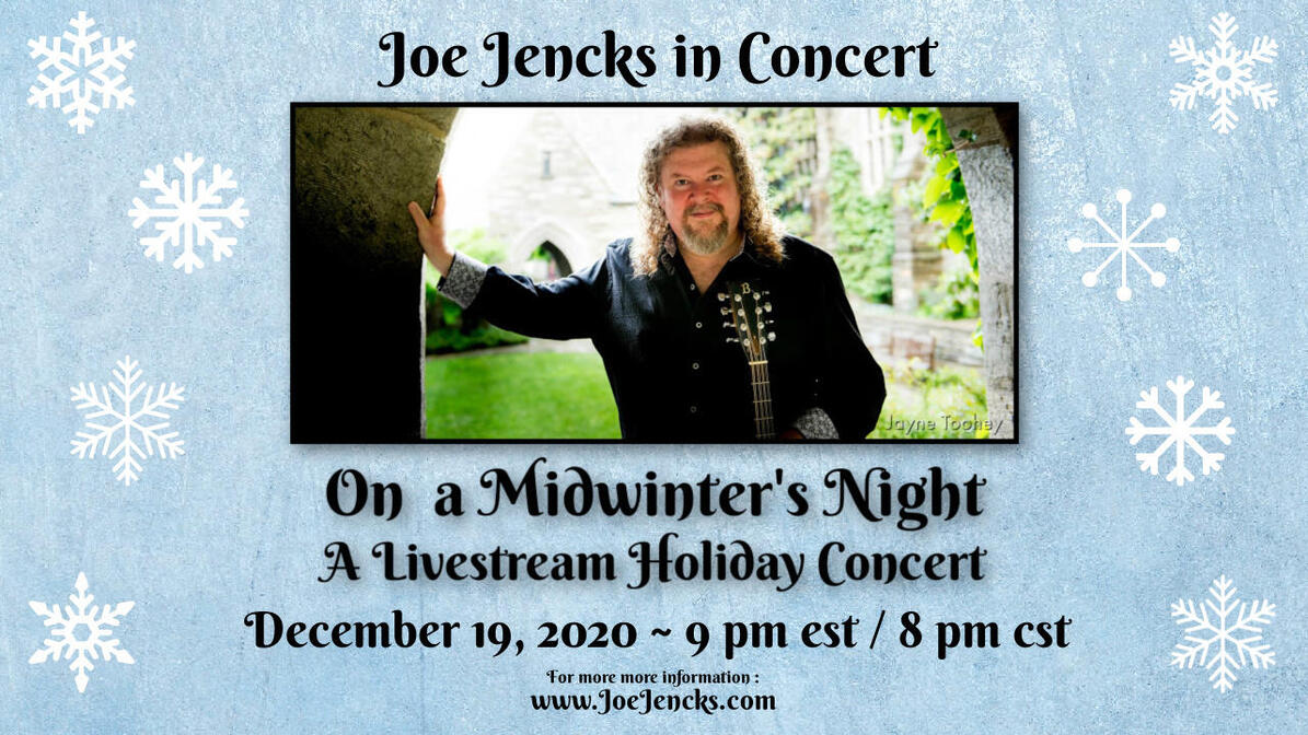 Joe Jencks nbspOn A Midwinter039s Night nbspHoliday Concert LiveStream